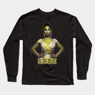 Sade 80s Music Fan Art Long Sleeve T-Shirt